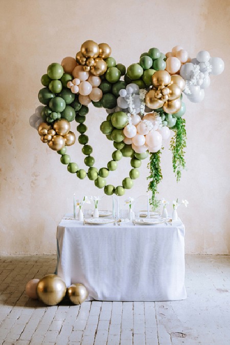 100 ballons en latex – Vert...
