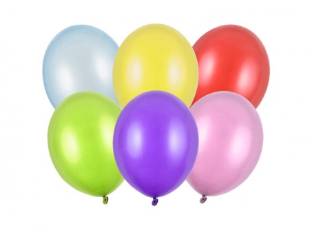 10 Ballons 27cm métallique