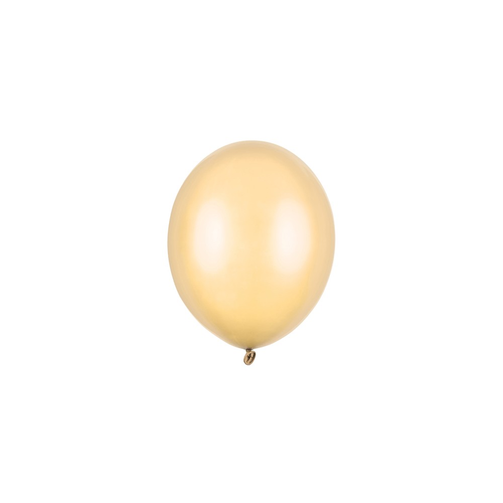 100 Ballons Strong 27cm - Orange vif métallique