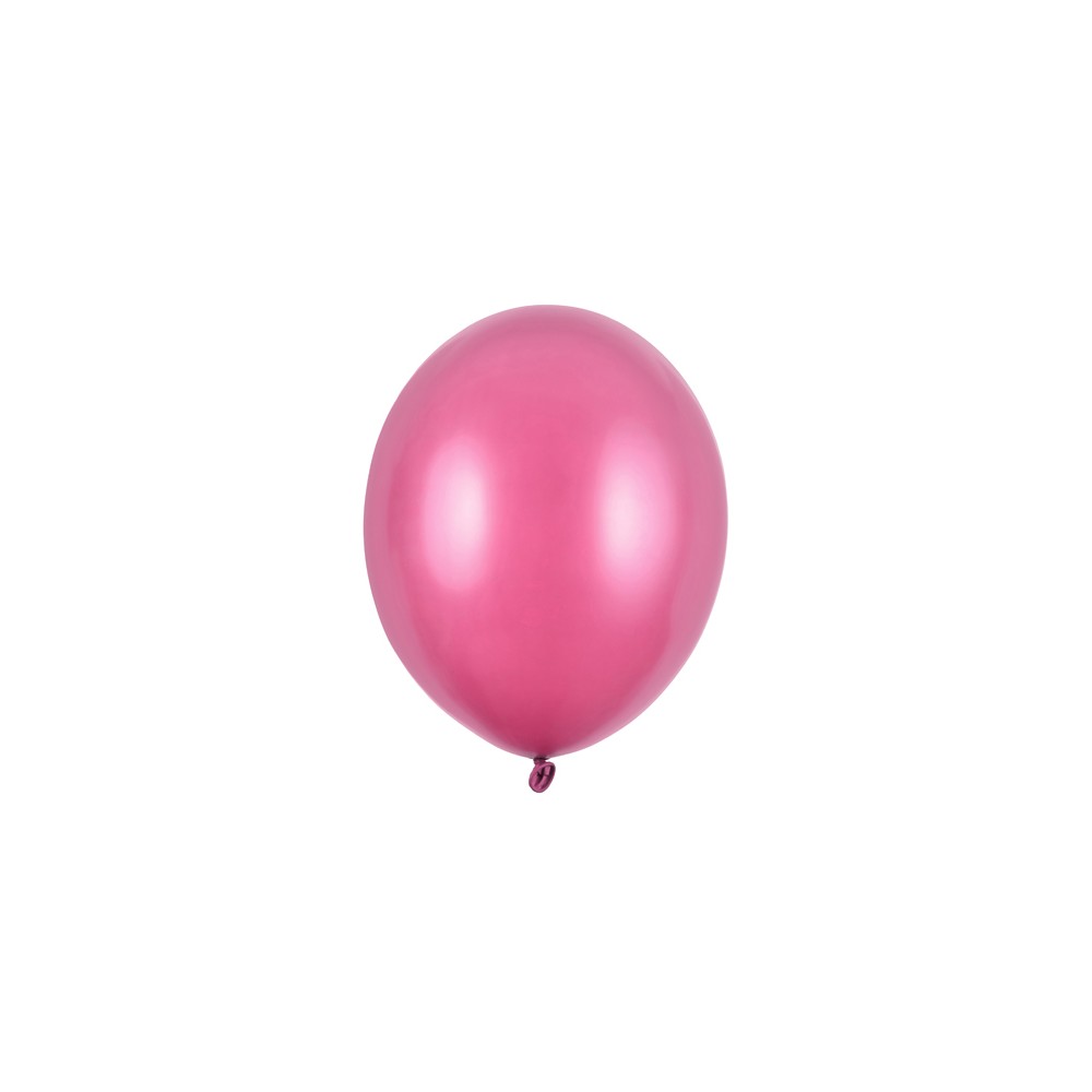 50 Ballons 27cm - Rose chaud métallique