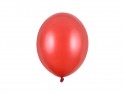 100 ballons en latex – Rouge coquelicot – Finition métallisée – 27 cm