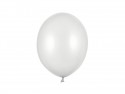 10 Ballons 27cm - neige argente métallique