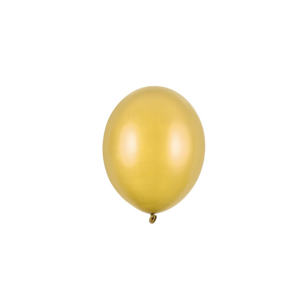 100 Ballons Strong 27cm - Or métallique
