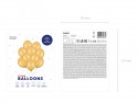 10 Ballons 27cm - or métallisé