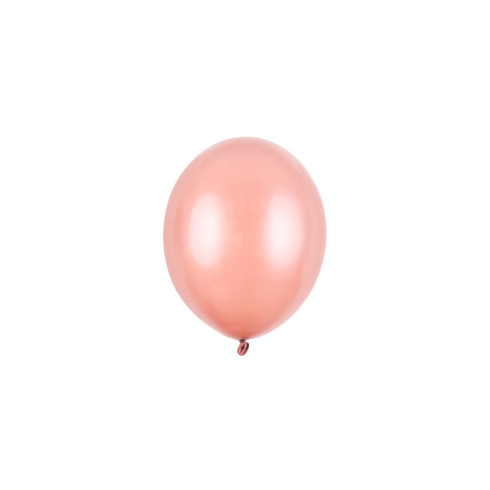 10 Ballons Strong 27cm - Or Rose Métallique