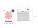 10 ballons en latex – Or rose – Finition métallisée – 27 cm