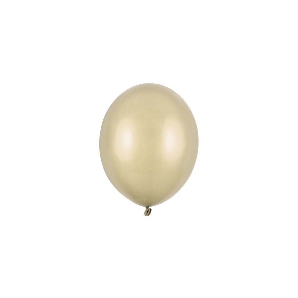 50 Ballons Strong 27 cm - or froid Metallic