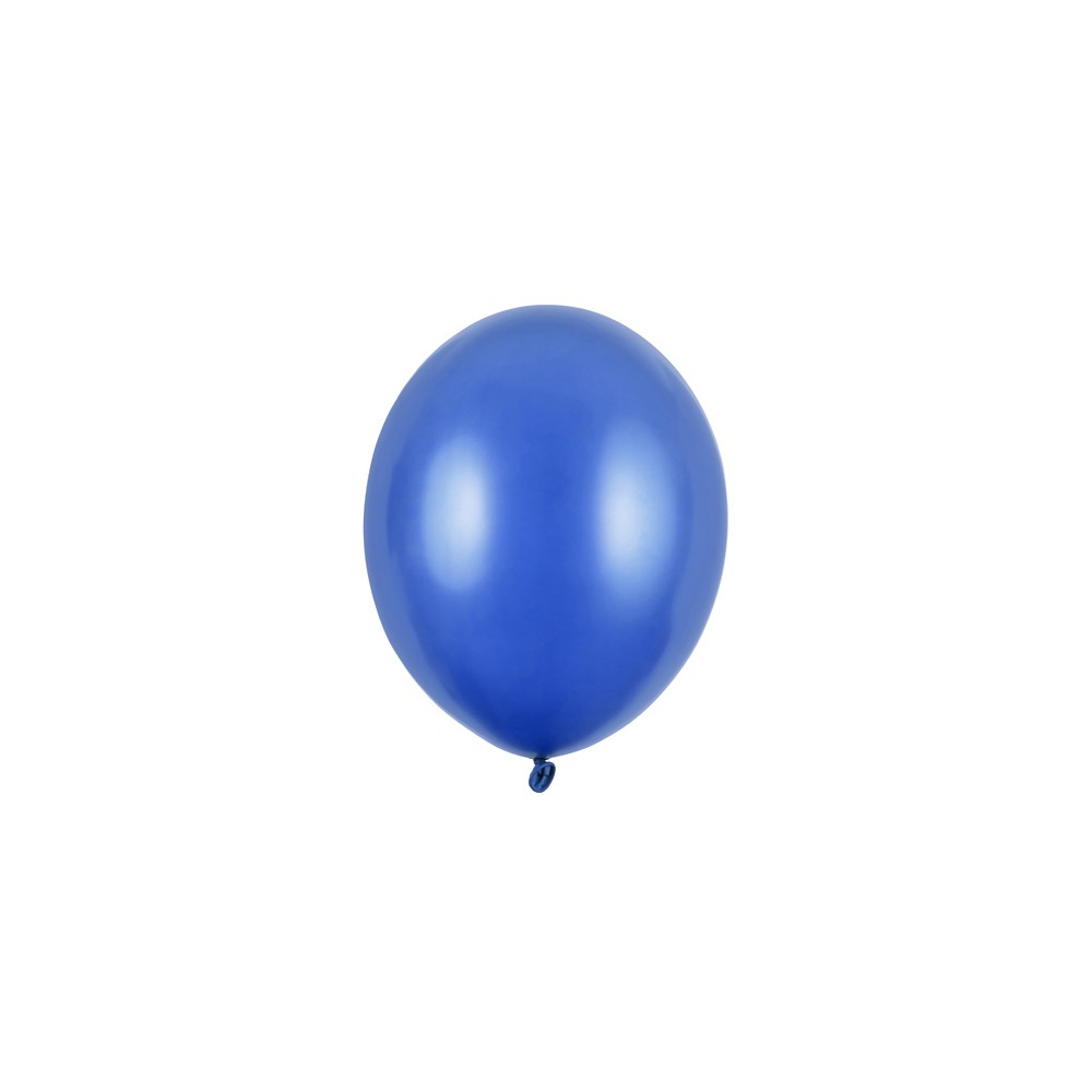 100 Ballons Strong 27cm - bleu métallique