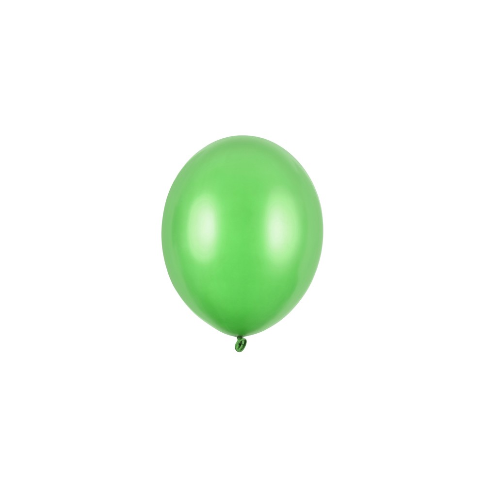 100 Ballons Strong 27cm - Vert vif métallique