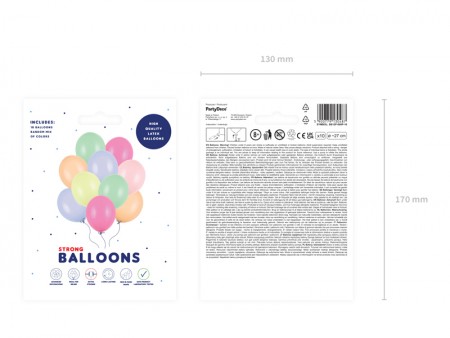 10 Ballons Strong 27cm -...