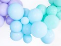 10 ballons pastel bleu - 27 cm
