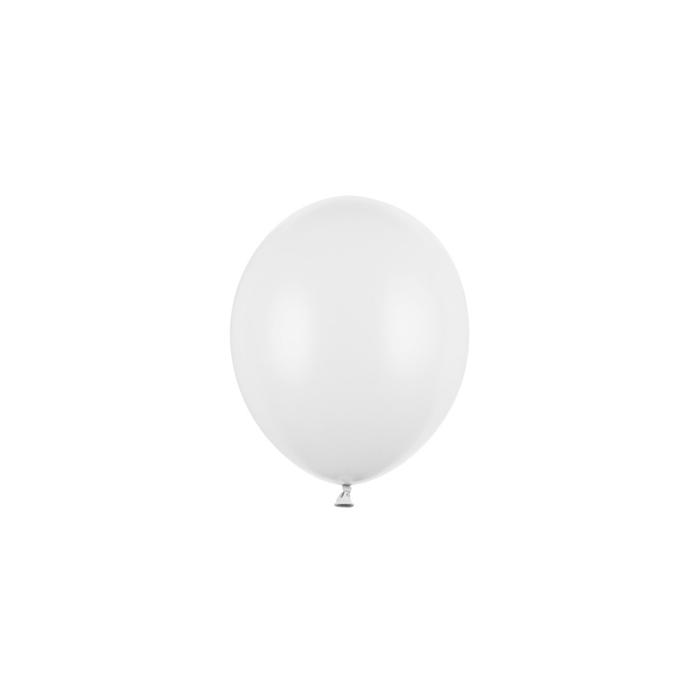 100 Ballons Strong 27cm - Pastel Blanc pur