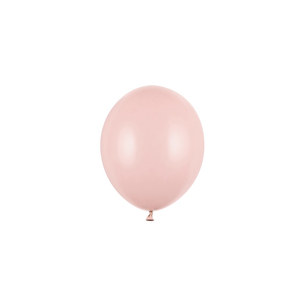 100 Ballons Strong 27 cm - rose poudré pastel
