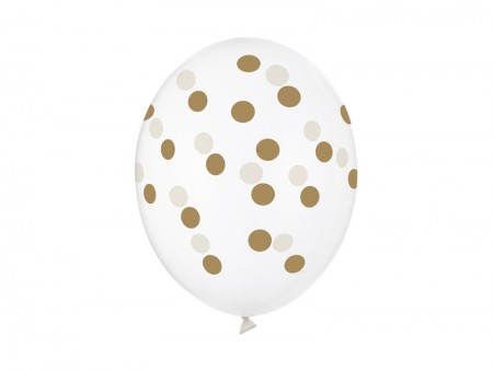 6 Ballons 30 cm - Pois -...