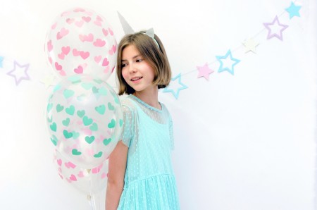 6 Ballons 30 cm - Coeurs -...