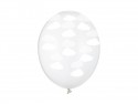 6 Ballons 30 cm - Nuages - Cristal clair