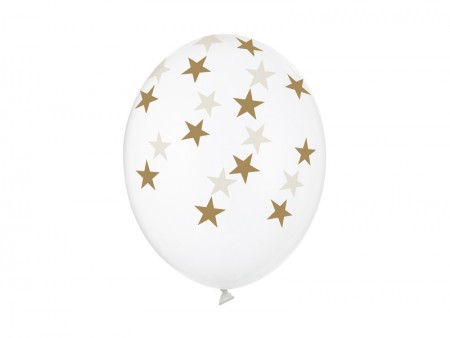 6 Ballons 30 cm - Etoiles -...