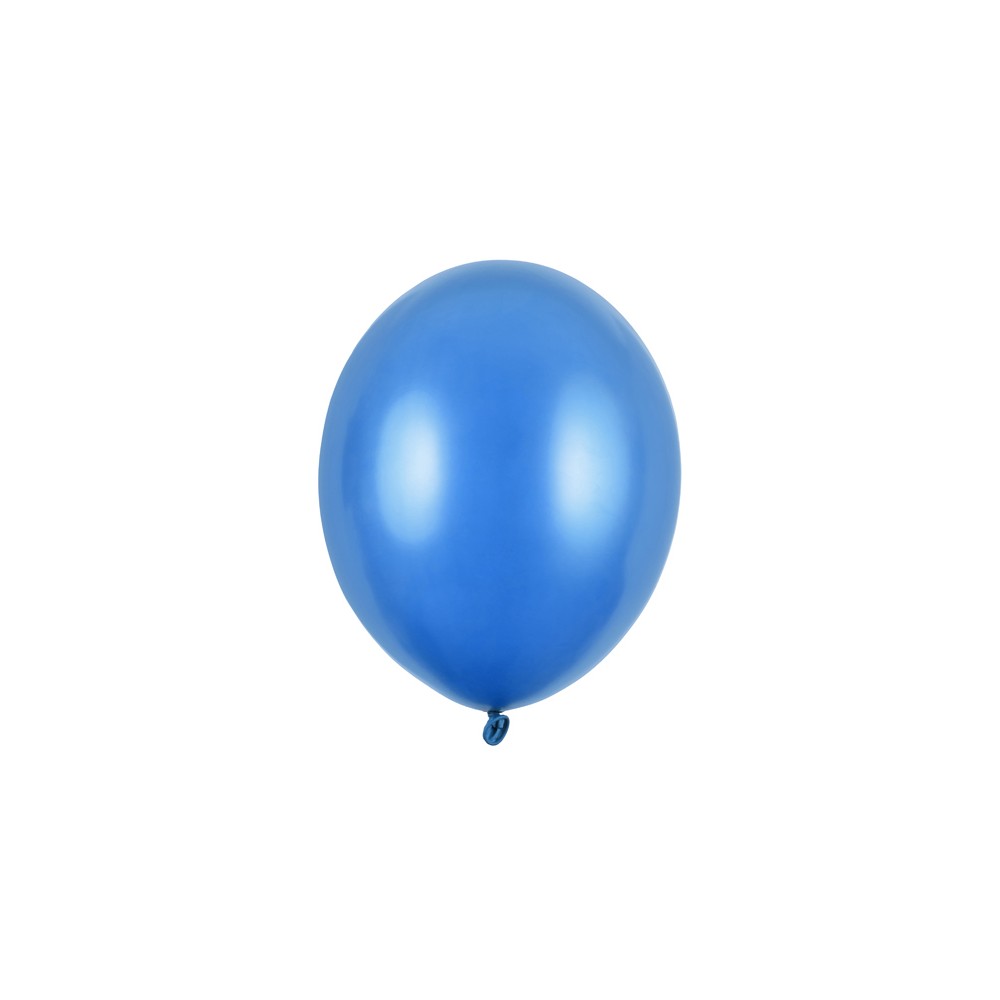 100 Ballons Strong 30 cm - bleu bleuet Métallique