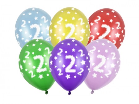 6 Ballons 30 cm - 2ème...