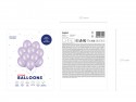 10 Ballons 30 cm - glycine métallique