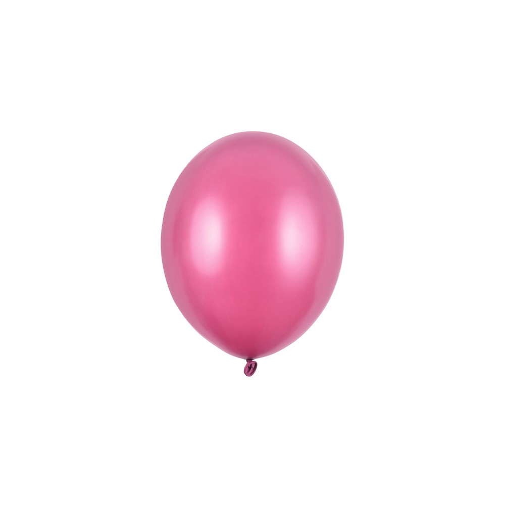 10 Ballons 30 cm - Rose chaud métallique