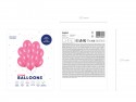 10 ballons en latex – Rose vif – Finition métallisée – 30 cm