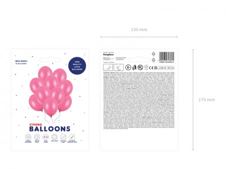 10 Ballons 30 cm - Rose...