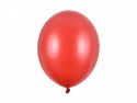 100 Ballons Strong 30 cm - Rouge coquelicot métallisé