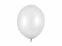 100 Ballons Strong 30 cm - Neige argente métallique