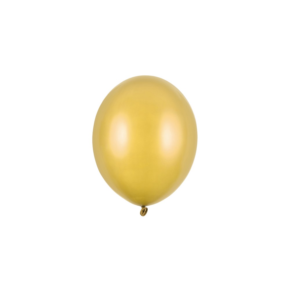 100 Ballons Strong 30 cm - Or métallique