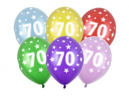50 Ballons 30 cm - 70ème...