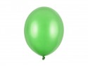 100 ballons en latex – Vert vif – Finition métallisée – 30 cm