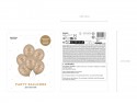 6 Ballons 30 cm - Happy Birthday - Metallic Cold Gold
