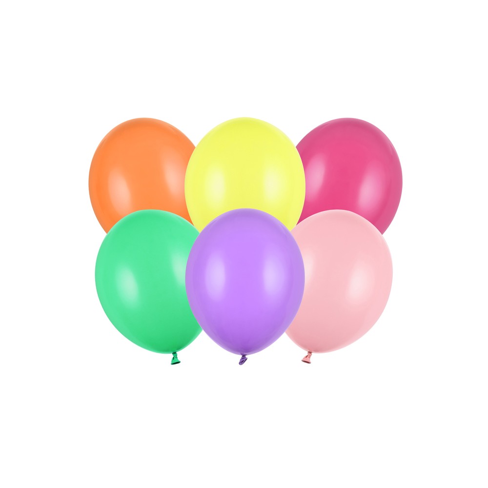 100 ballons en latex – Couleurs assorties – 30 cm