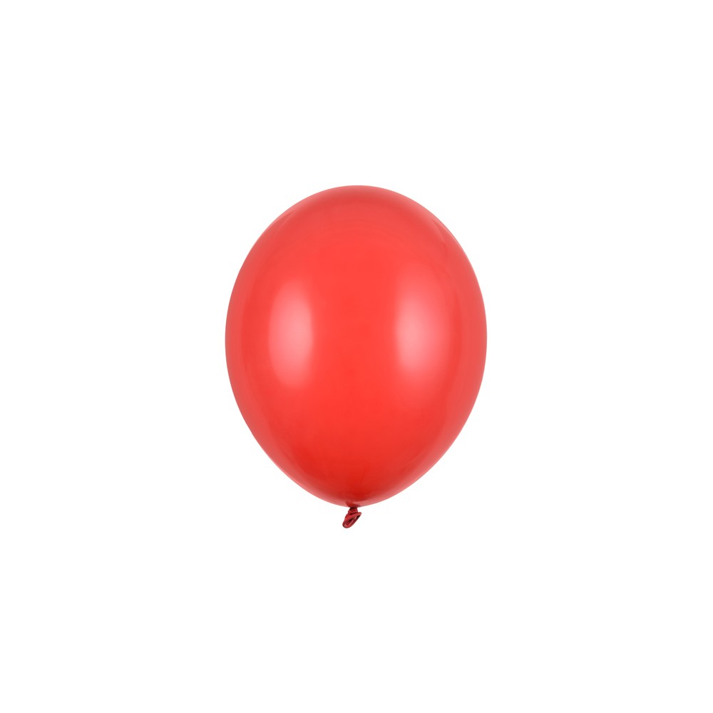 50 Ballons 30 cm - Rouge coquelicot pastel
