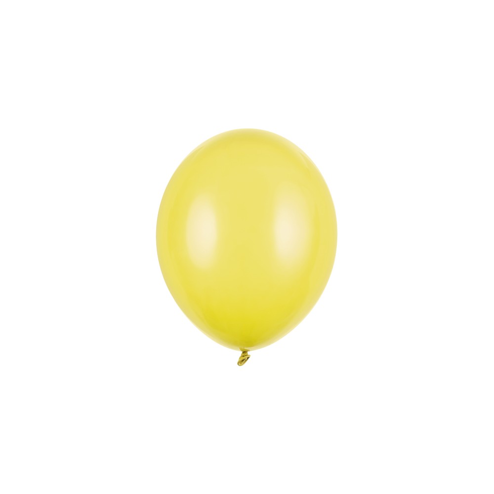 100 Ballons Strong 30 cm - Jaune miel pastel