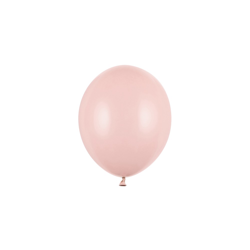 100 Ballons Strong 30 cm - rose poudré pastel