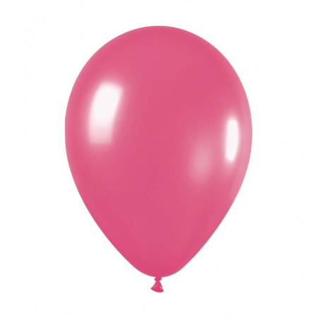 Ballon fushia -  28 cm 