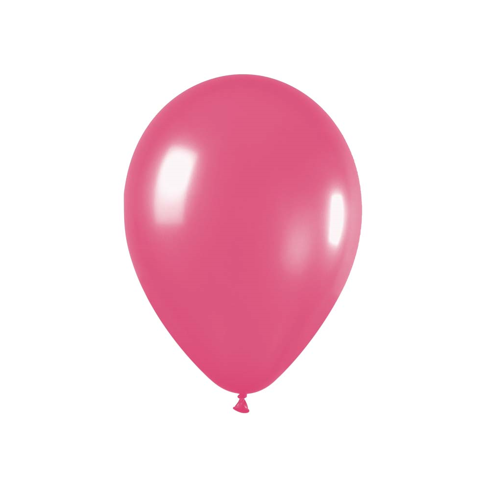 Ballon fushia -  28 cm 