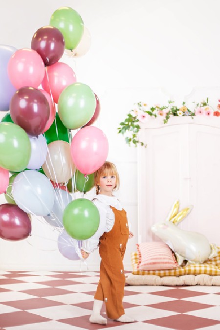 100 ballons en latex – Vert...