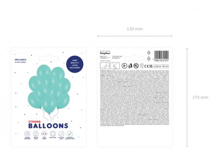 10 ballons en latex – Vert...