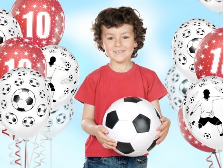 6 Ballons 30 cm - Footballs...