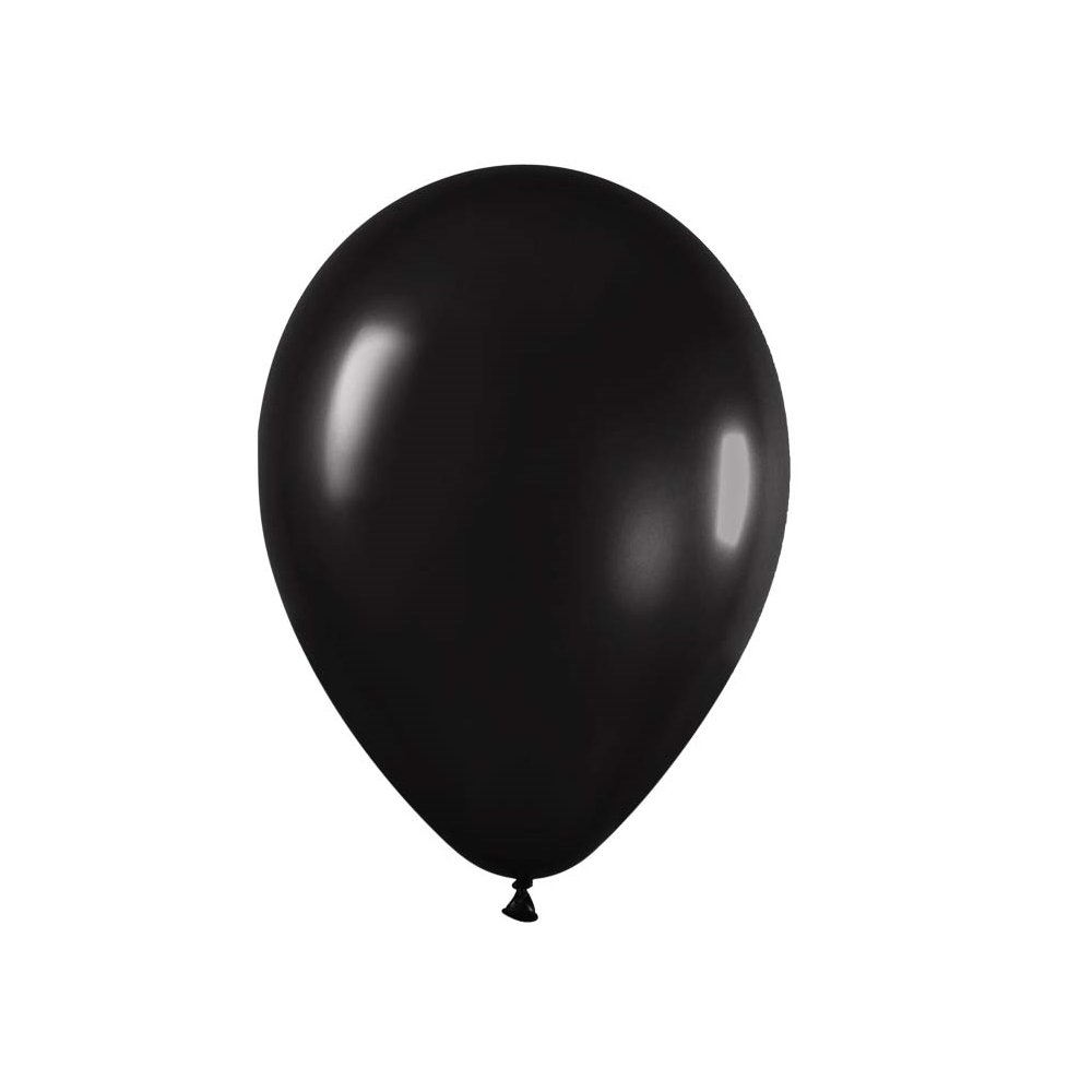 Ballon noir -  28 cm 