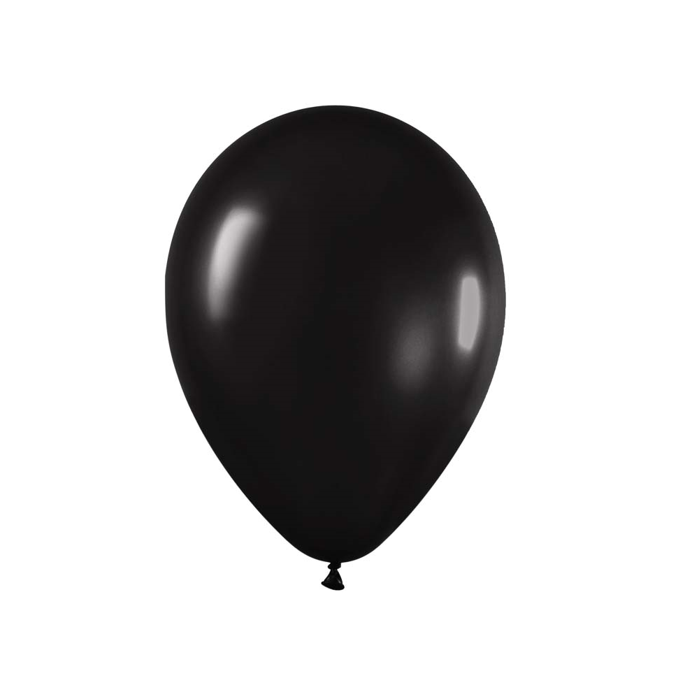 Ballon noir -  28 cm 
