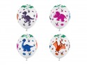 6 Ballons 30 cm - Dinosaures - Pastel Blanc pur