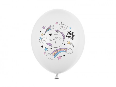 6 Ballons 30 cm - Licorne -...