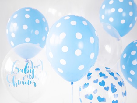 50 Ballons 30 cm - Pois -...