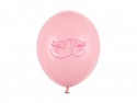 50 Ballons 30 cm - Chausson - Bébé rose pastel