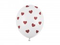 50 Ballons 30 cm - coeurs - Pastel Pure White