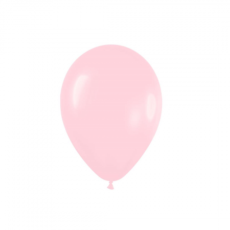Ballon rose pastel -  13 cm 
